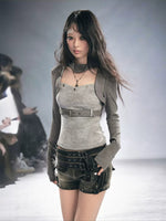 Layered Knit Top