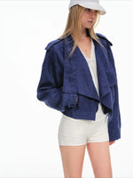 Linen Cropped Jacket