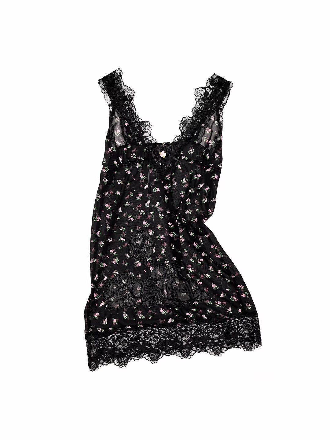 Snoopy V-neck Lace Dress