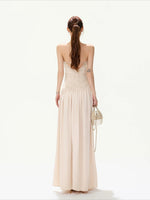 Lace Strapless Maxi Dress