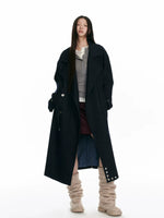 Korean Double Collar Trench Coat