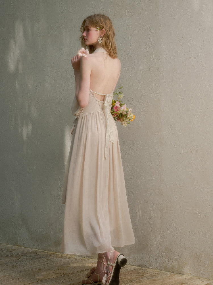 Airy Lightweight Greek-style Maxi Dress
