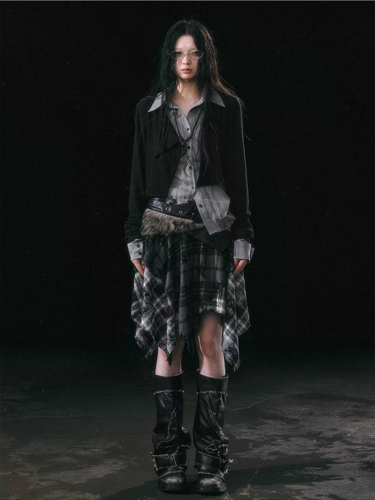 Contrast Layered Shirt