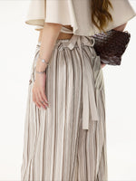 Striped Wide-Leg Pants