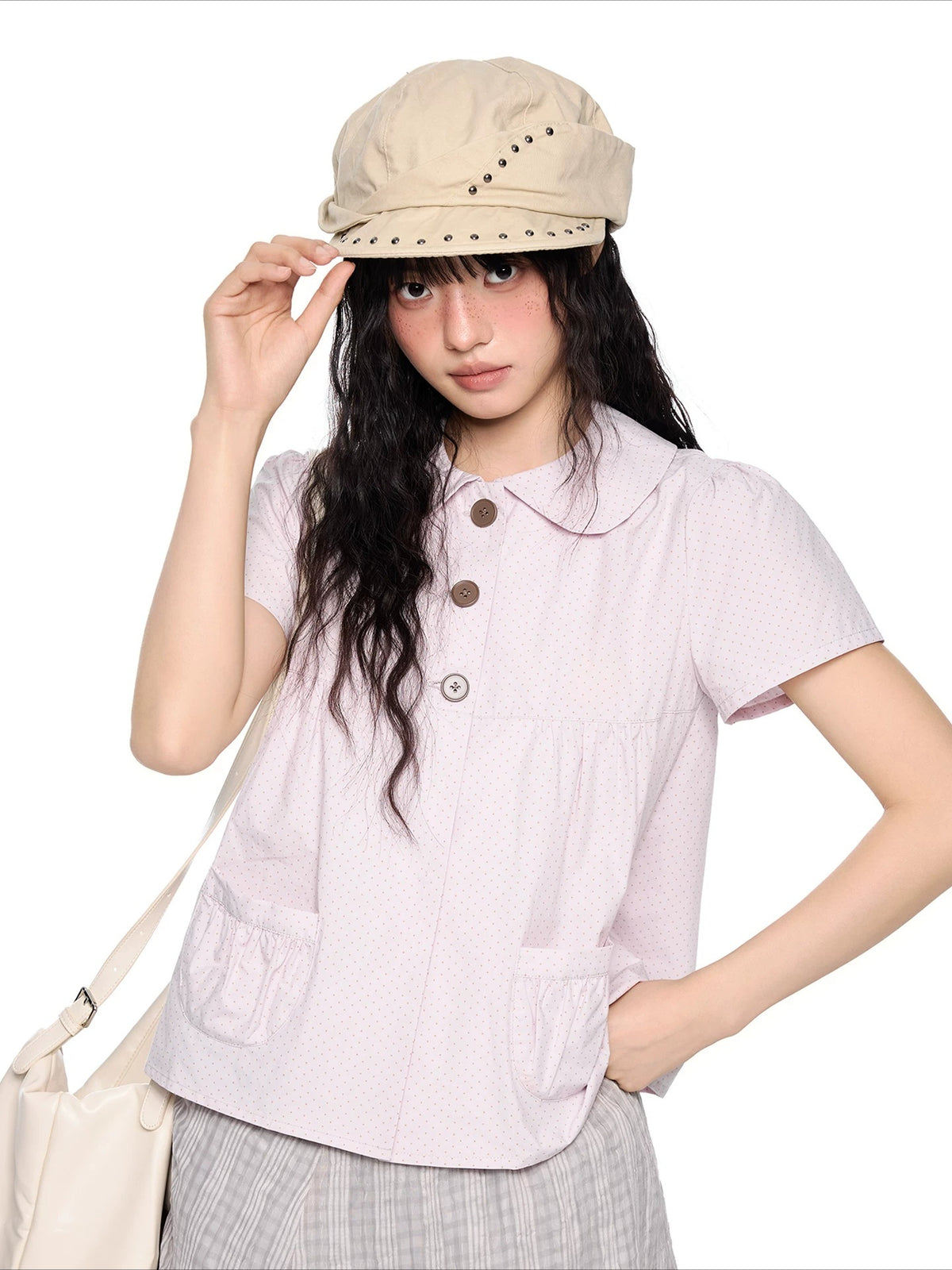 Polka Dot Peter Pan Tee