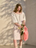 Floral Puff Sleeve Set