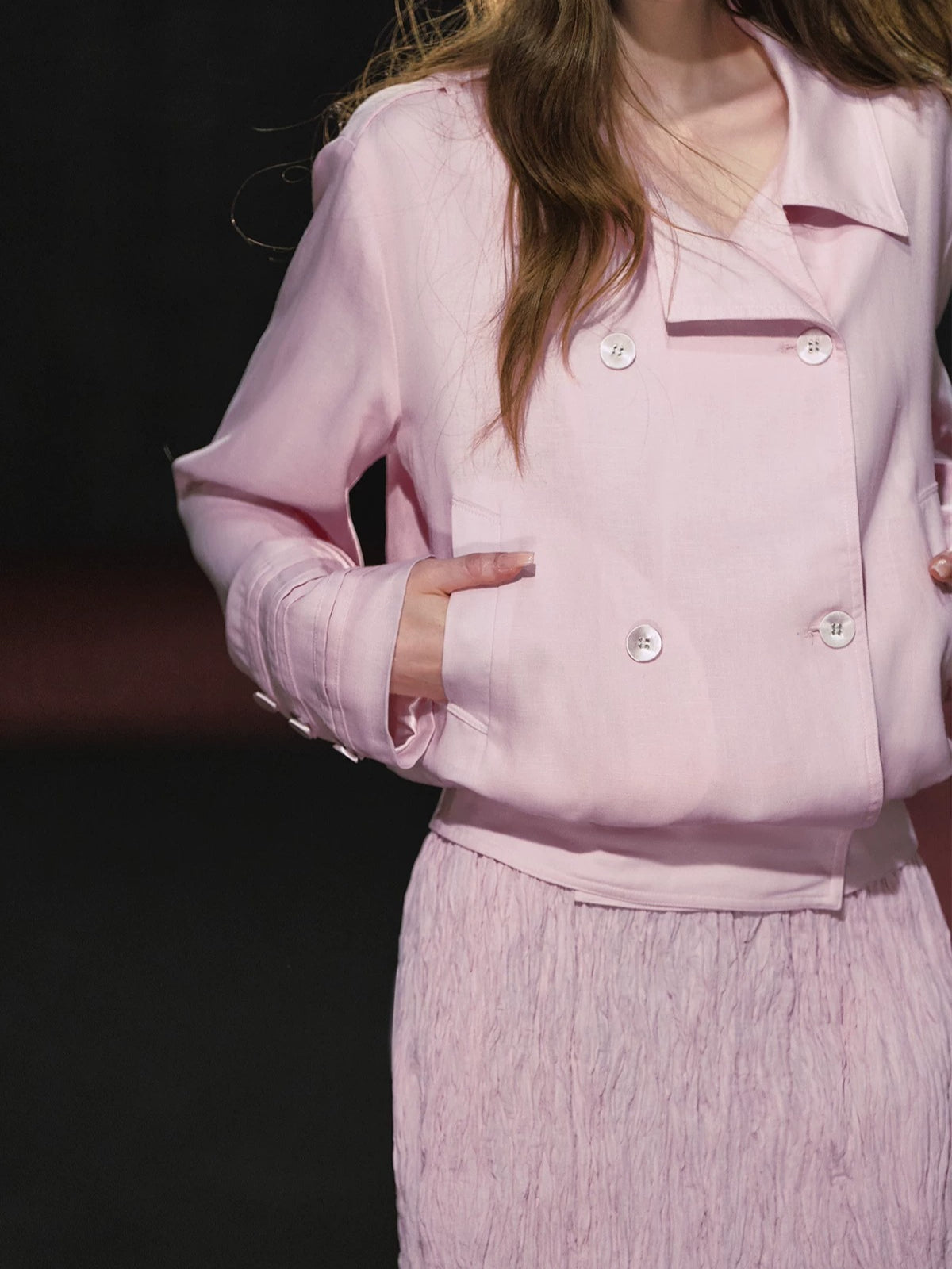 Napoleon Jacket &amp; Pleated Skirt Set