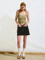 Embroidered Gradient Rhinestone Casual Pants