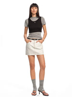 Retro Selvedge Denim Skirt