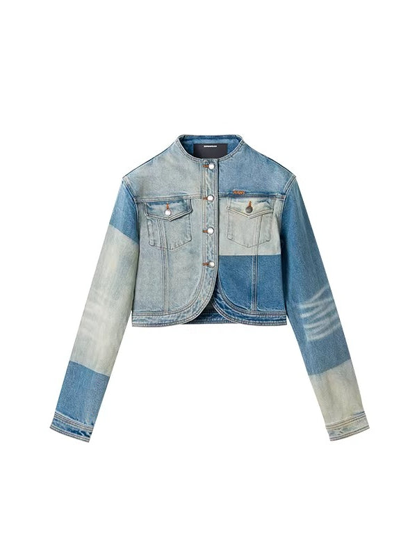Equestrian Laser Denim Jacket