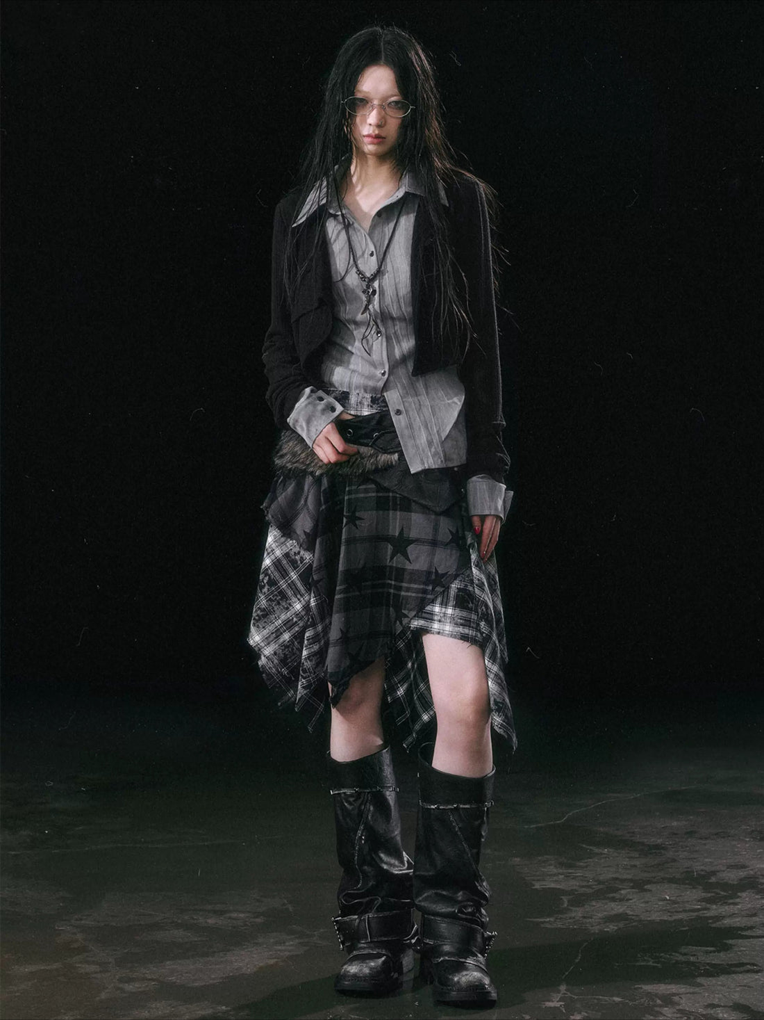 Contrast Layered Shirt