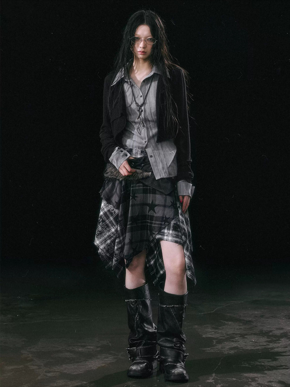 Contrast Layered Shirt