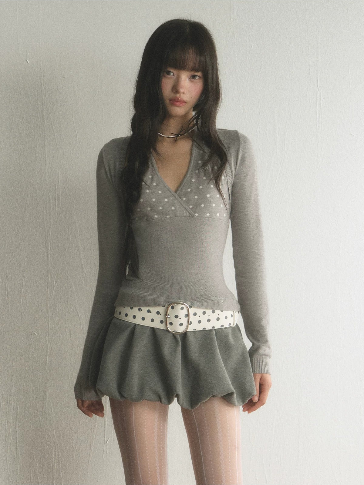 Polka Dot Knit Set