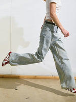 +5CM N3 Straight-Leg Denim Pants