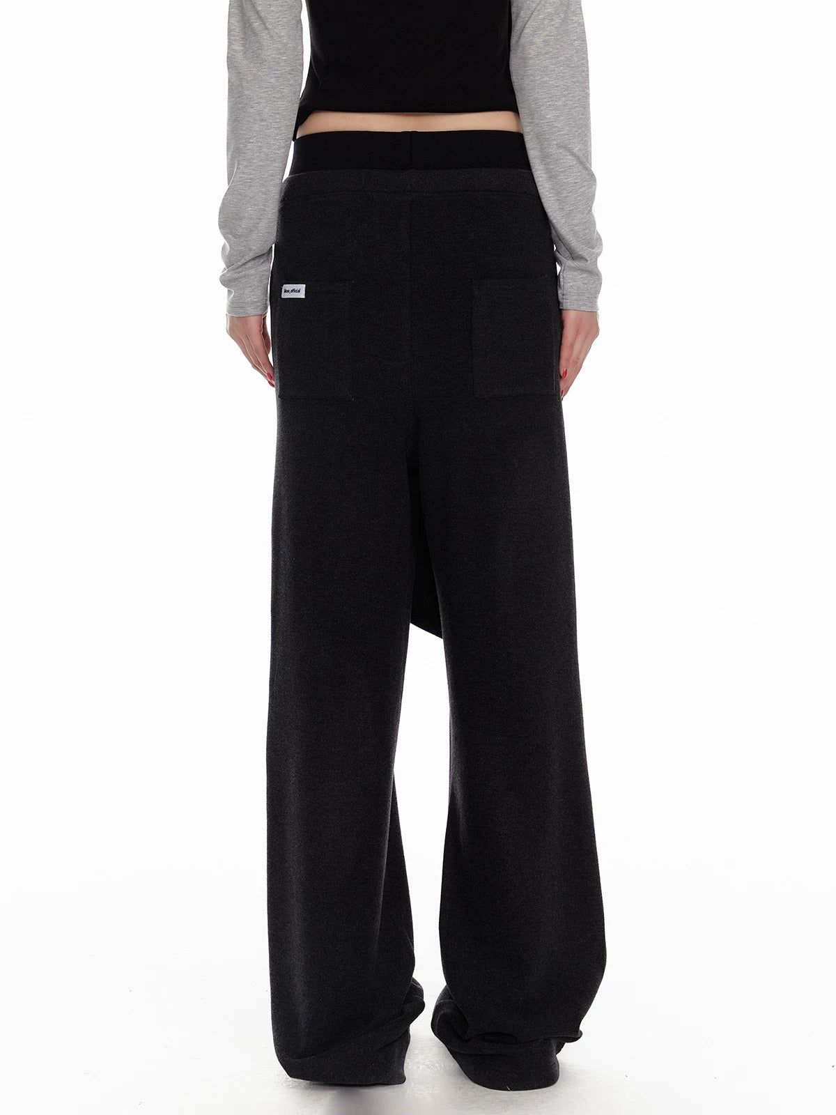 Fur Collar Hoodie &amp; Wide Pants Set