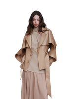 Vintage Wool Blend Trench Coat