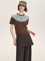Fair Isle Cardigan & Sweater Set