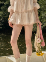 Peach Floral Cotton Shirt Set