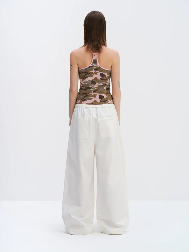 Camouflage U-Neck Tank
