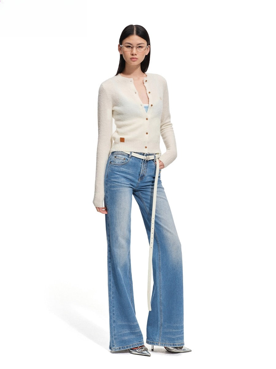 Polar Wool Loop Knit Cardigan