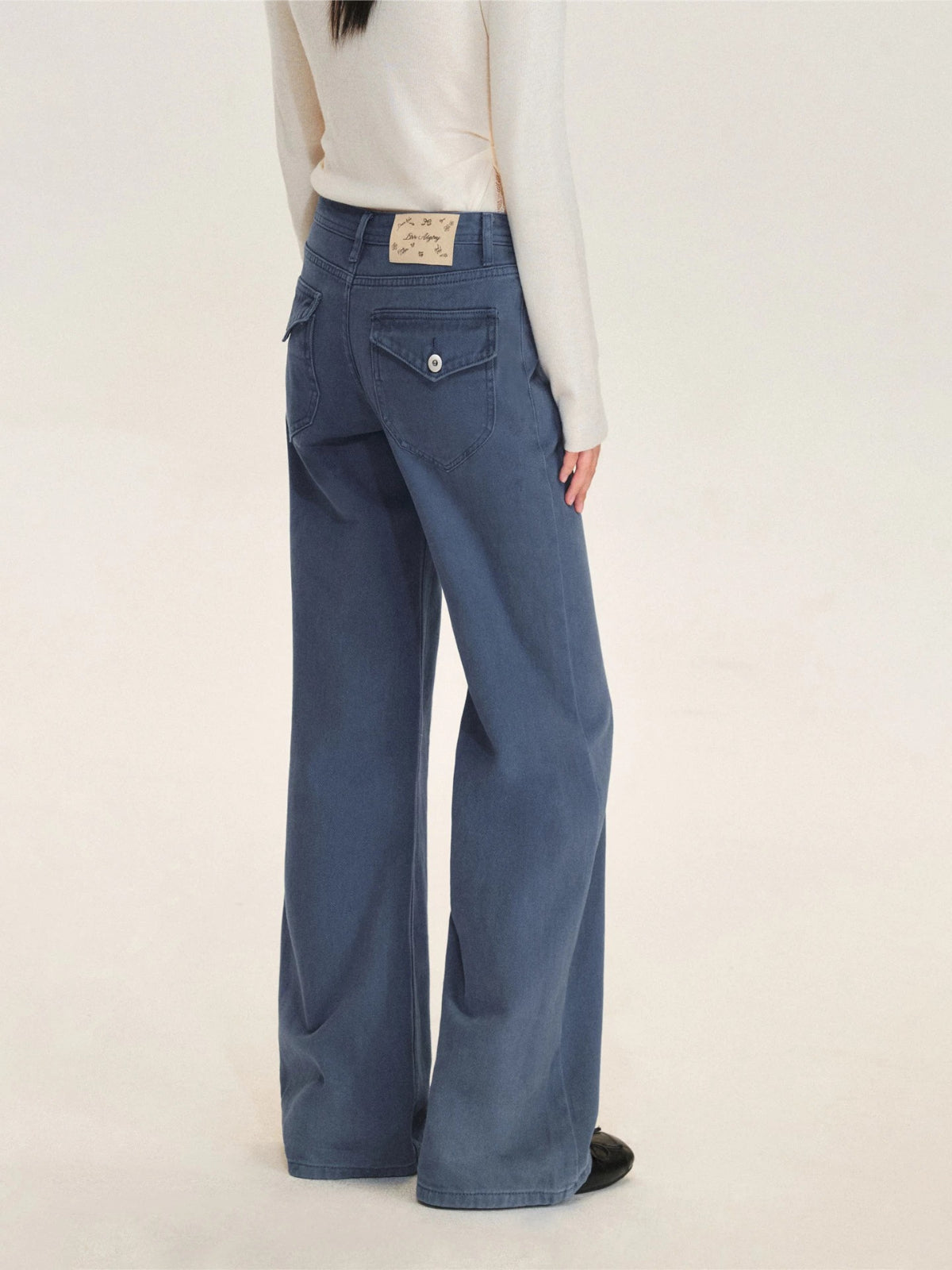 Vintage Blue Low Rise Jeans