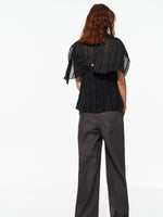 Shimmer Halter Cape Top