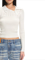Classic Asym Polo Knit