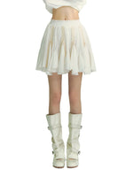 Lace Irregular Hem Skirt