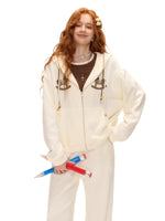 Pony Beaded Hoodie Set