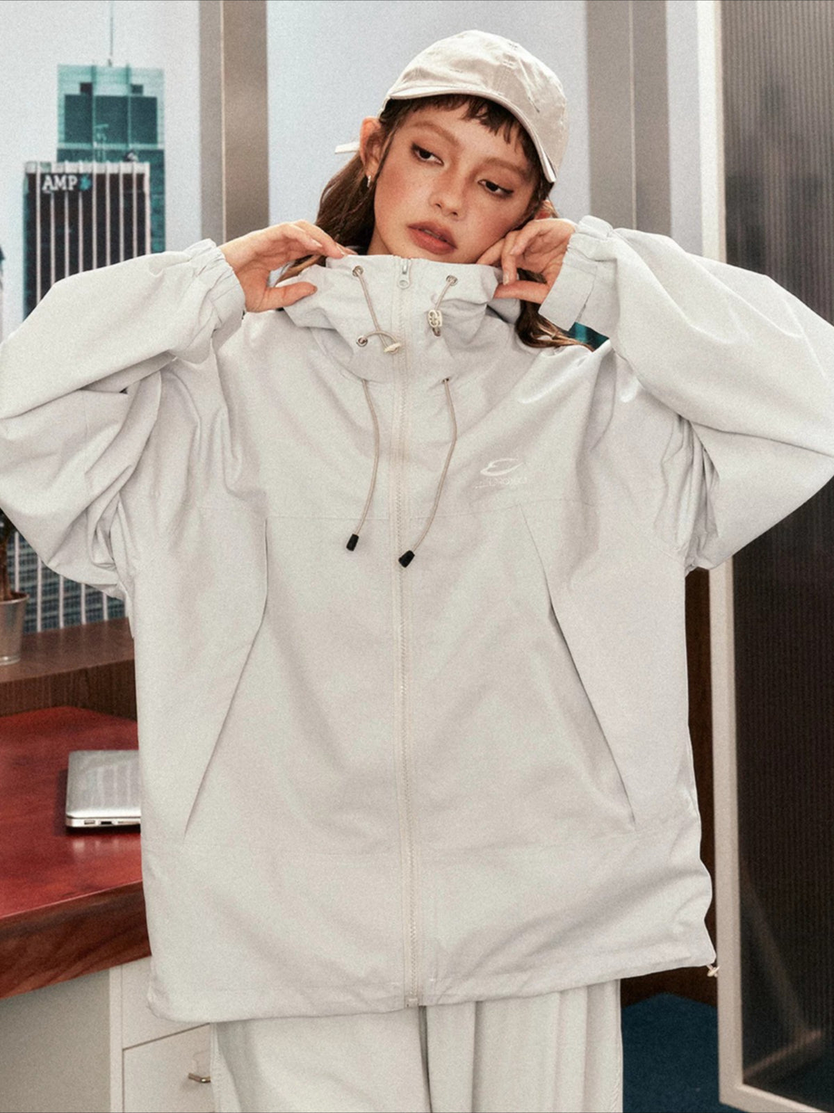 Retro Windbreaker Jacket