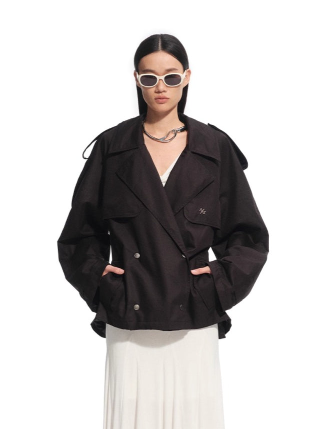 Rune Cotton Tencel Trench Coat