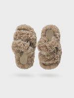 Teddy Platform Slippers