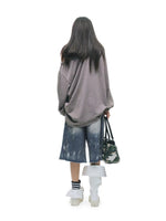 Punk Graffiti Off-Shoulder Tee