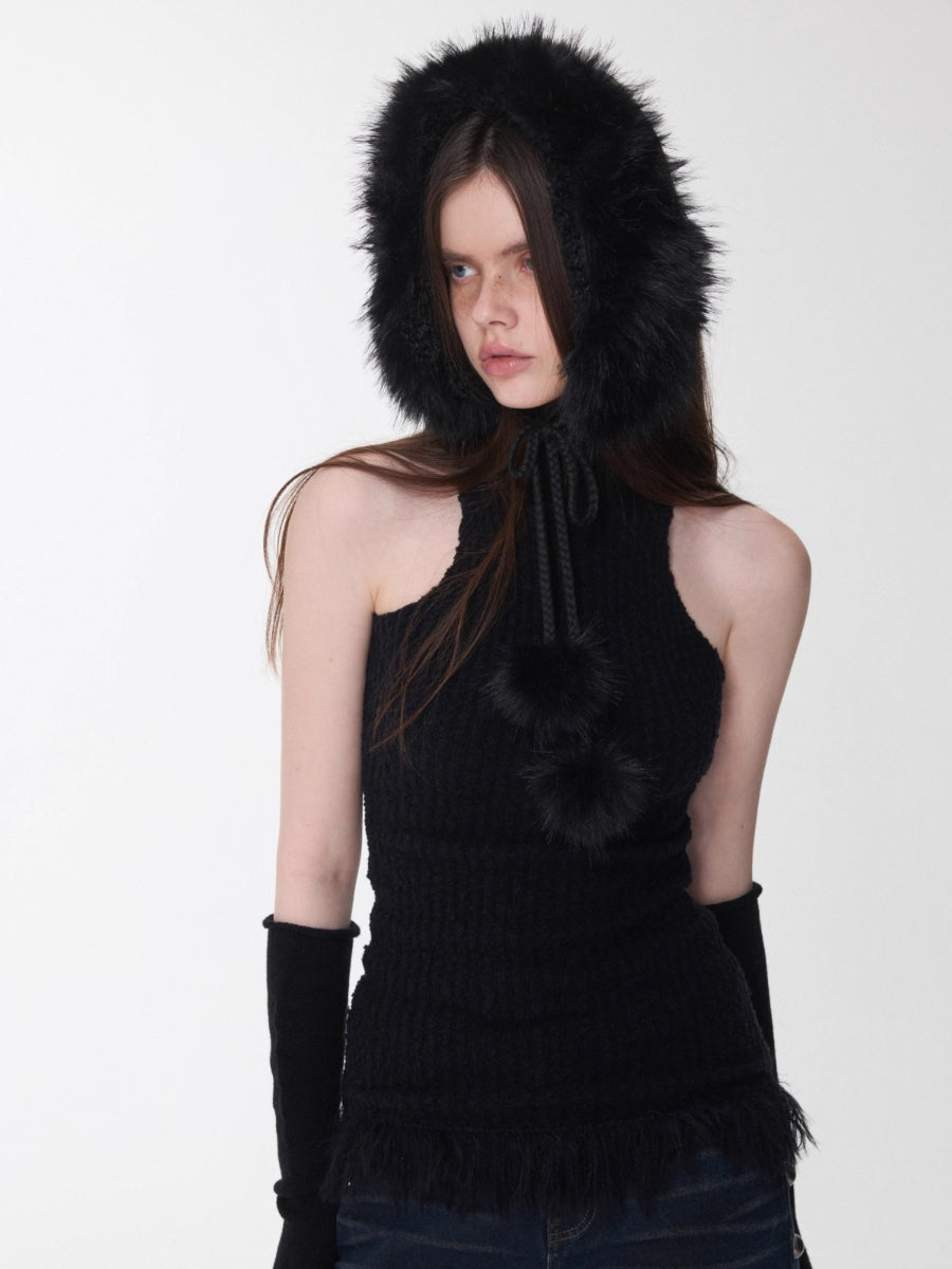 Reversible Eco-friendly Fleece Pom-pom Ear Muffs