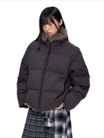 Vintage Fur Collar Down Jacket