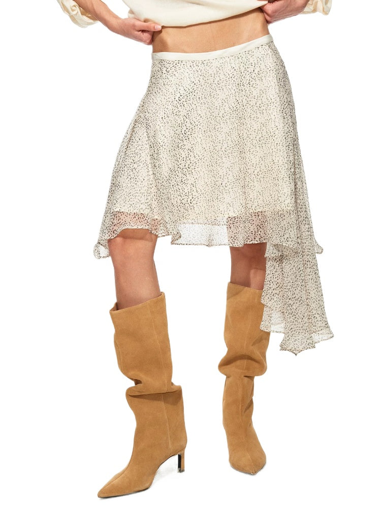 Printed Chiffon Skirt
