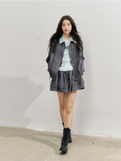 Romantic Order Wool Jackets &amp; Skirt Set