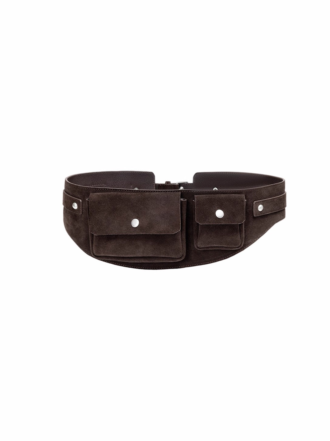 Suede Utility Waist Belt Bag