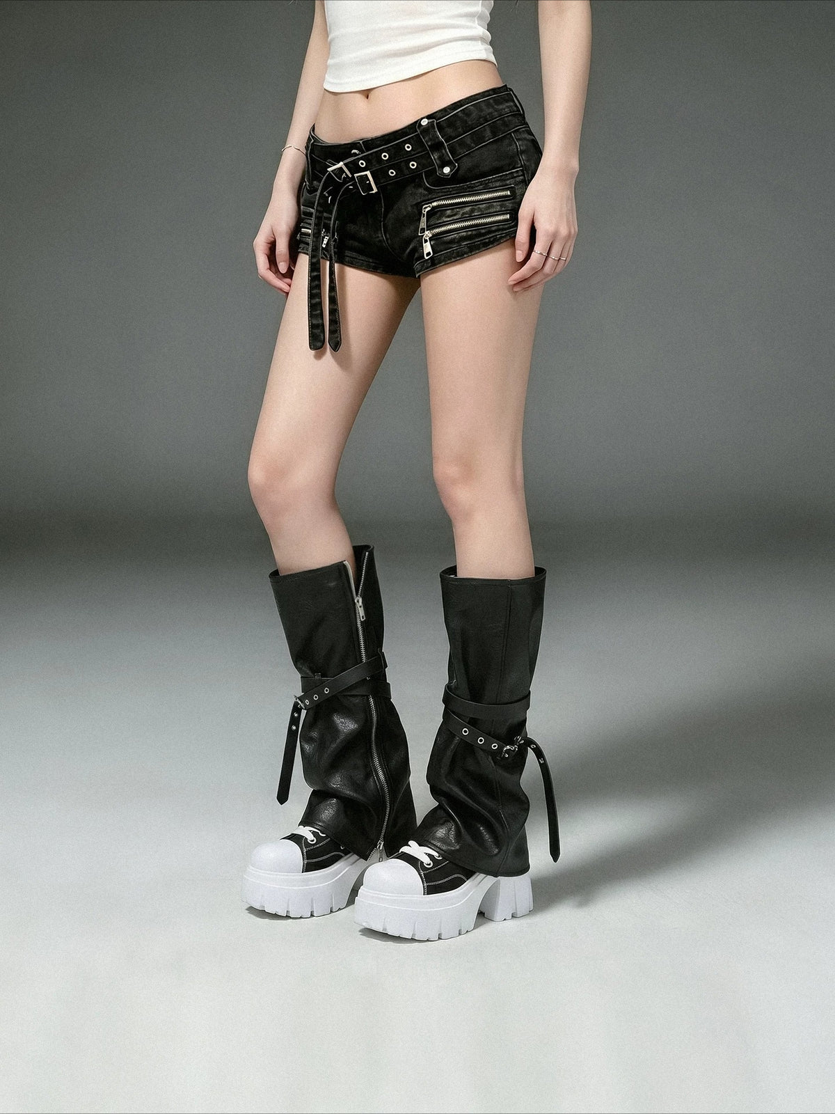 Leather Leg Warmers