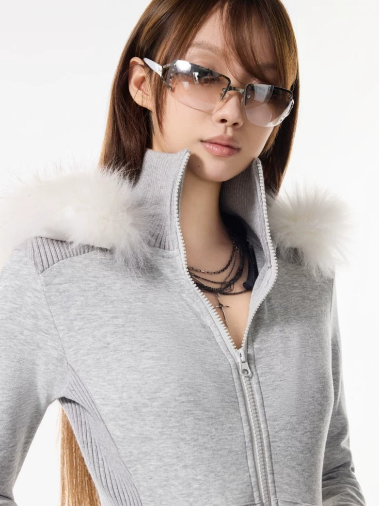 Hooded Slim Jacket
