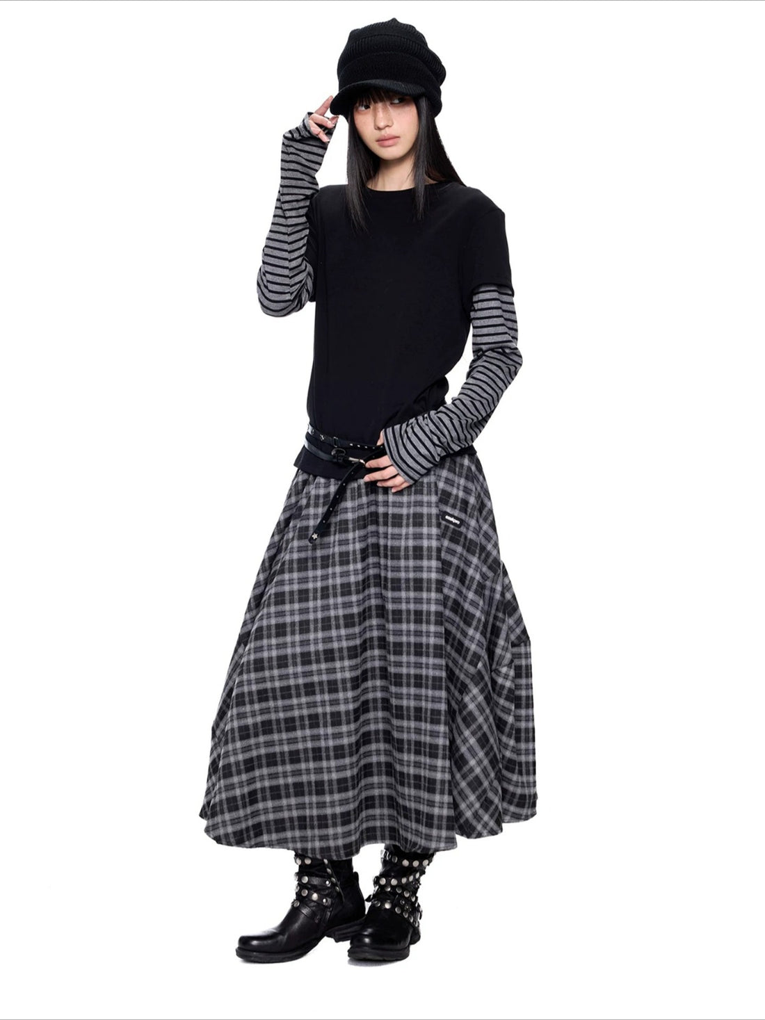 Faux Layered Stripe Tee