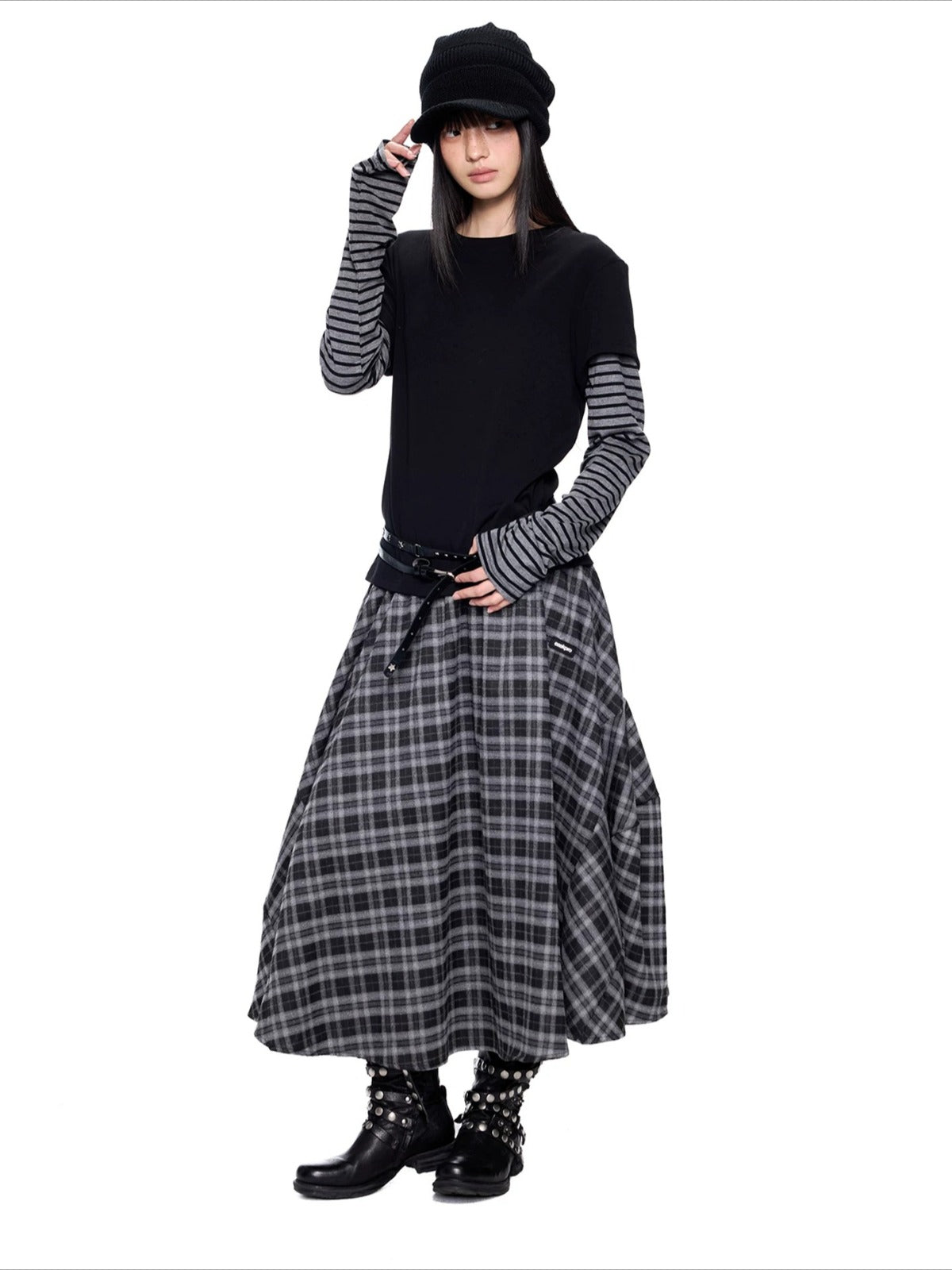 Faux Layered Stripe Tee