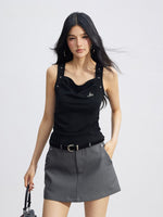 Star Pleated Slim Tank