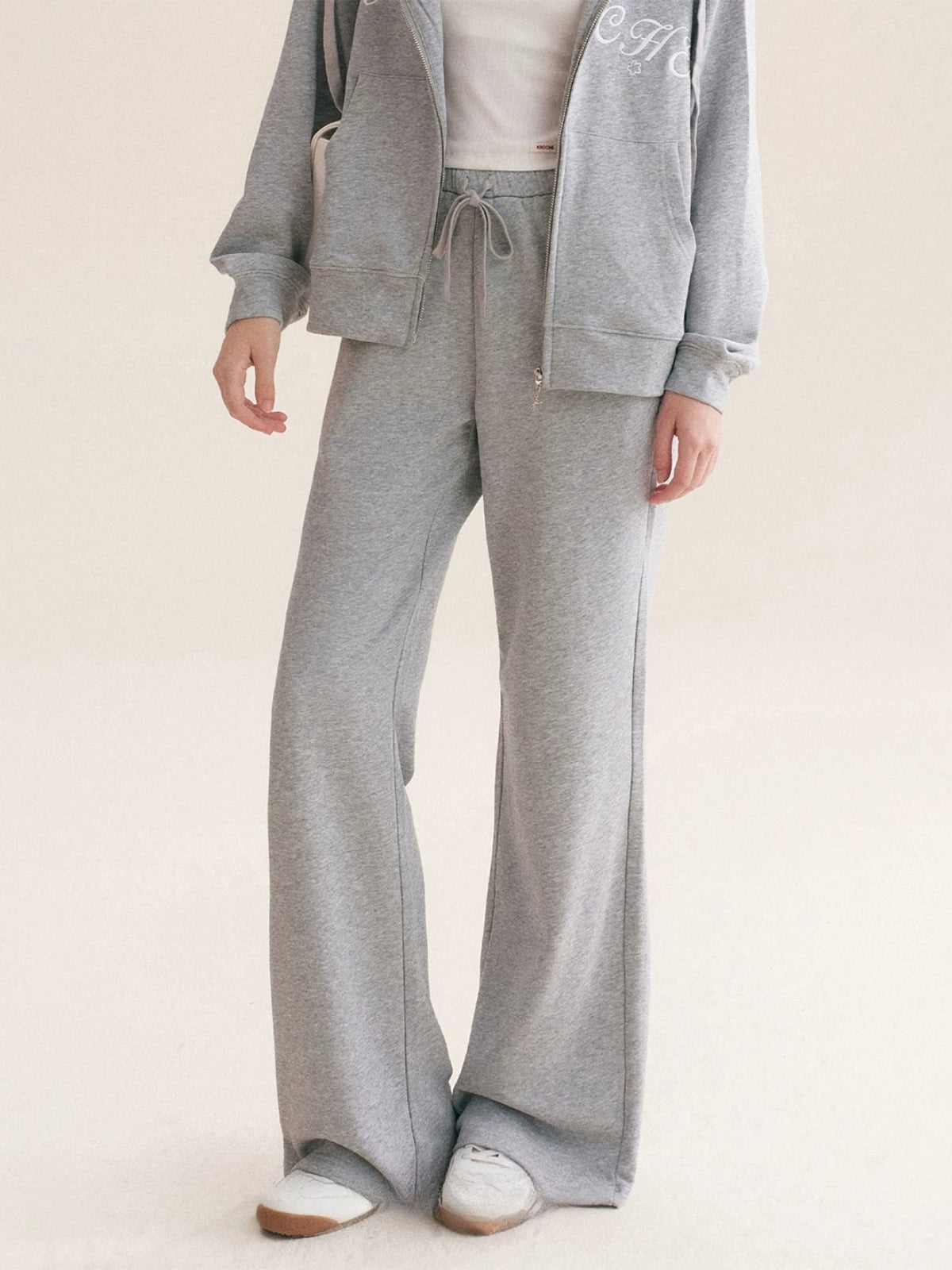 Embroidered Hoodie Set