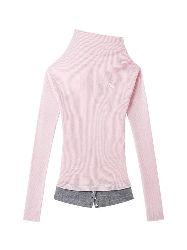 Neva Wool-Blend Knit Crewneck