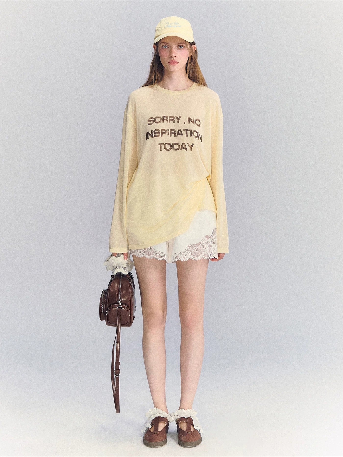Letter Print Long Sleeve Top