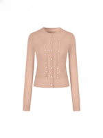 Double-Layer 2-in-1 Wool Knit Cardigan