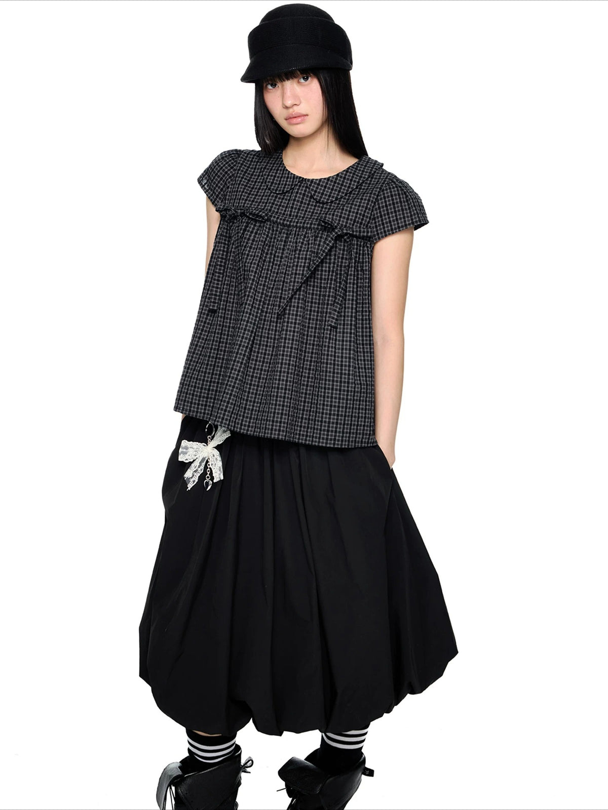Plaid Peter Pan Dress