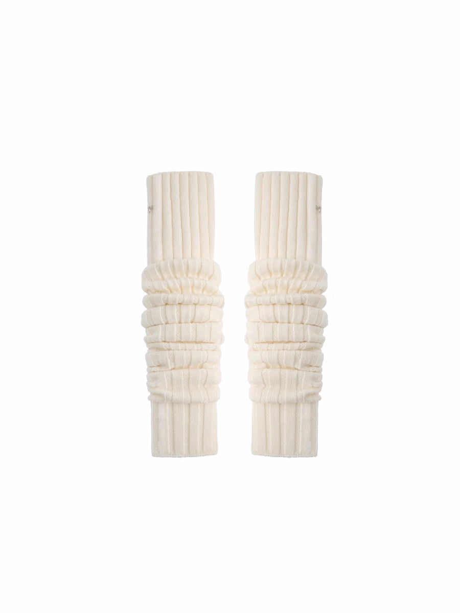 Over-the-Knee Wool Blend Ribbed Warm Leg Socks