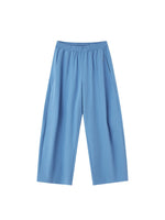 Drawstring Curved Wide Pants